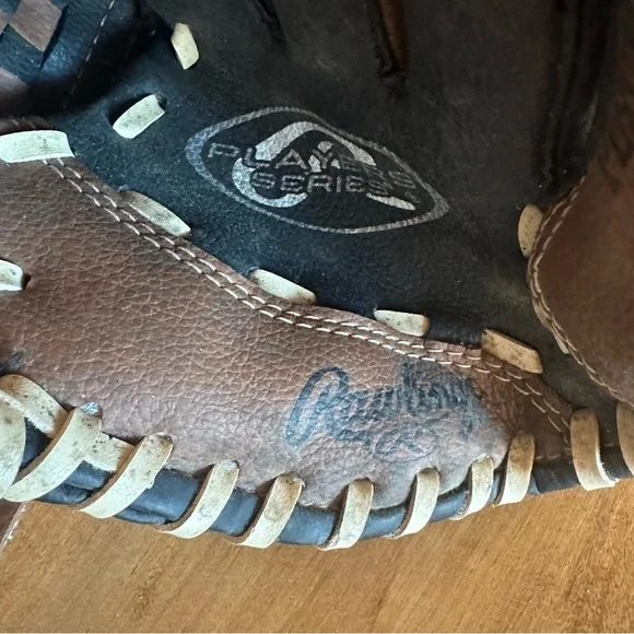 Rawlings PL90BK Players Series RHT Glove 9" Inch Youth Baseball T-Ball Left Hand - Picture 8 of 14
